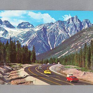 Vintage Postcard - Rogers Pass Canada - Traveltime Trans Canada Collection